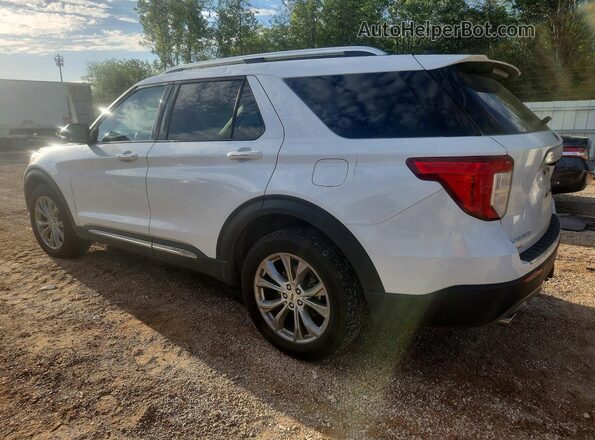1FMSK8FH2MGC00997 2021 FORD EXPLORER White Հետևի ձախ