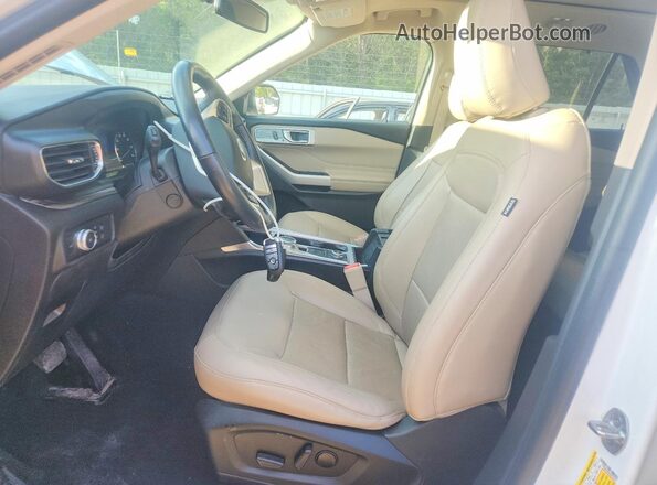 1FMSK8FH2MGC00997 2021 FORD EXPLORER White Սալոնի դիմացի տեսք