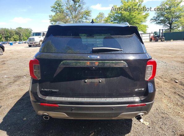 1FMSK8FH2RGA30485 2024 FORD EXPLORER Black Вид ззаду