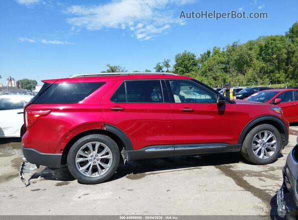 1FMSK8FH3PGA60561 2023 FORD FORD EXPLORER Red 360 interior view