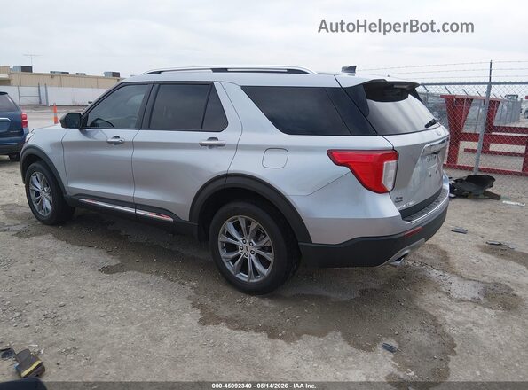 1FMSK8FH4NGA51168 2022 FORD EXPLORER Silver Tył lewy