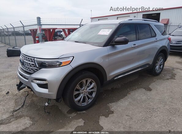 1FMSK8FH4NGA51168 2022 FORD EXPLORER Silver Przód lewy