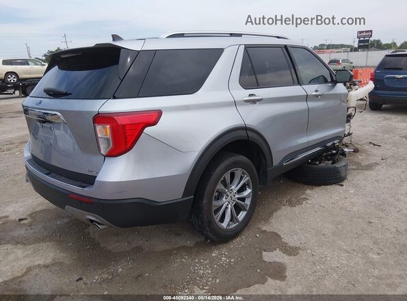 1FMSK8FH4NGA51168 2022 FORD EXPLORER Silver Tył prawy