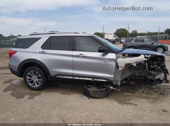 1FMSK8FH4NGA51168 2022 FORD EXPLORER Silver Widok wnętrza 360 stopni