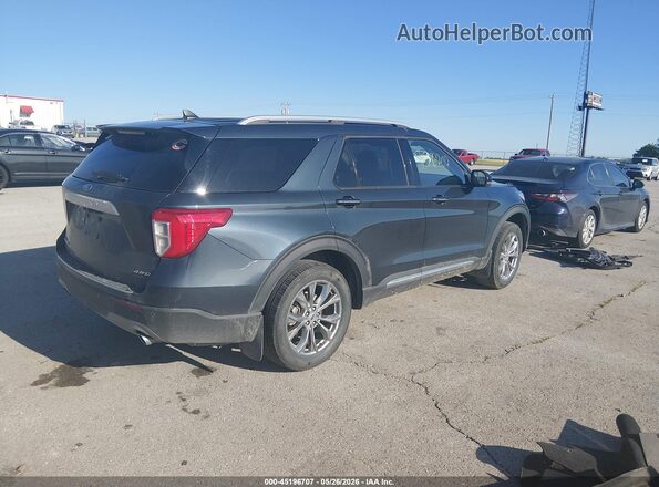 1FMSK8FH5NGC05094 2022 FORD EXPLORER Black Задня права чверть