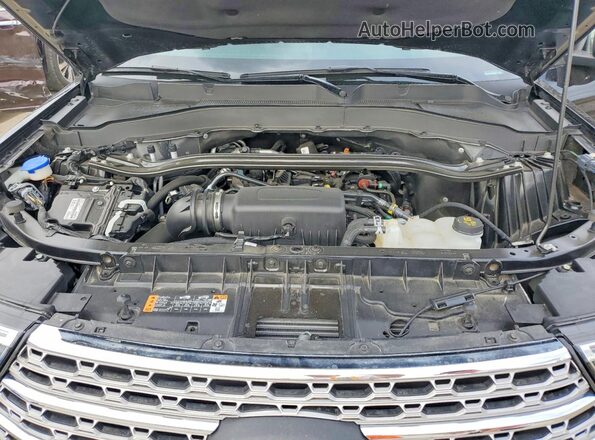 1FMSK8FH6PGB53462 2023 FORD FORD EXPLORER Black Vista del compartimento del motor