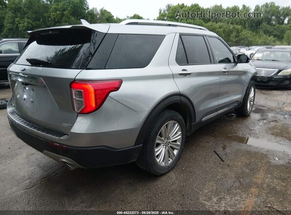 1FMSK8FH7LGC90369 2020 FORD EXPLORER Silver უკანა მარჯვენა