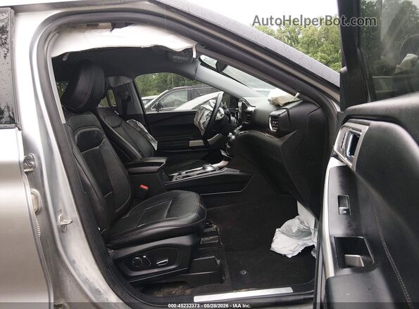 1FMSK8FH7LGC90369 2020 FORD EXPLORER Silver წინა სალონის ხედი