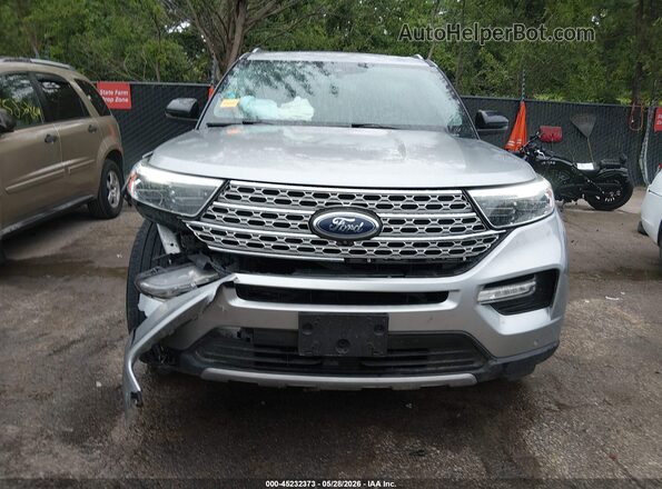 1FMSK8FH7LGC90369 2020 FORD EXPLORER Silver წინა ხედი