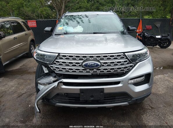 1FMSK8FH7LGC90369 2020 FORD EXPLORER Silver ხელსაწყოთა პანელის ხედი