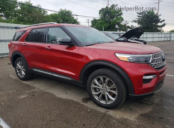 1FMSK8FH7NGC05095 2022 FORD EXPLORER Red Առջևի աջ