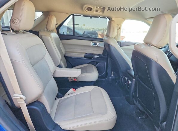 1FMSK8FH8LGC00114 2020 FORD EXPLORER Blue უკანა სალონის ხედი