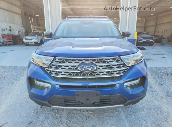 1FMSK8FH8LGC00114 2020 FORD EXPLORER Blue წინა ხედი