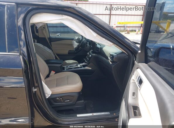 1FMSK8FH8LGC04776 2020 FORD EXPLORER Black წინა სალონის ხედი