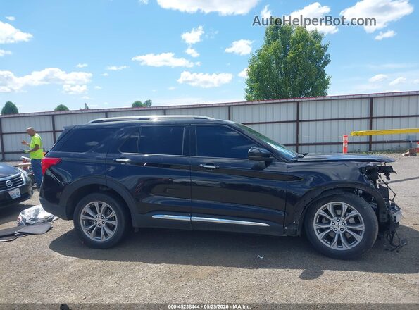 1FMSK8FH8LGC04776 2020 FORD EXPLORER Black ხელსაწყოთა პანელის ხედი
