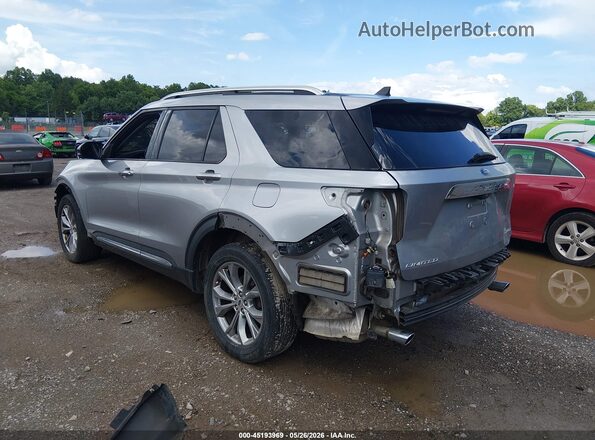 1FMSK8FH8MGA85208 2021 FORD EXPLORER Silver Trasero izquierdo