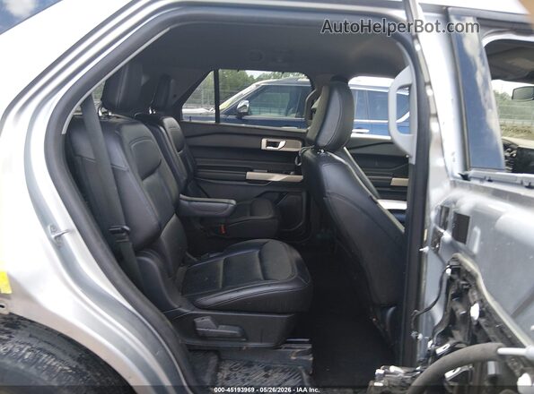1FMSK8FH8MGA85208 2021 FORD EXPLORER Silver Vista de la etiqueta del VIN