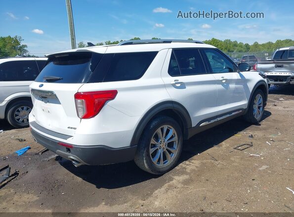 1FMSK8FH8MGA88464 2021 FORD EXPLORER White Trasero derecho
