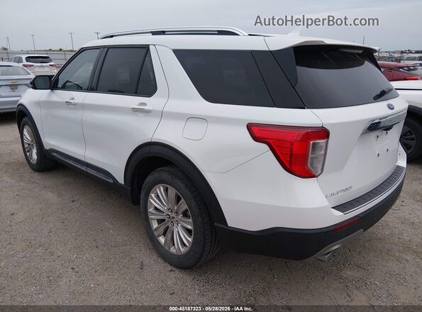1FMSK8FH9LGA53219 2020 FORD EXPLORER Белый Задняя левая четверть