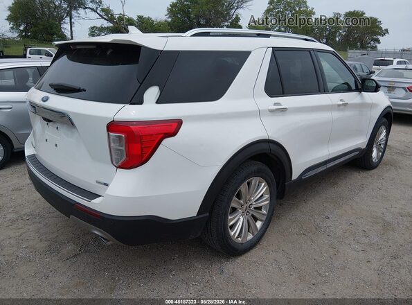 1FMSK8FH9LGA53219 2020 FORD EXPLORER Белый Задняя правая четверть