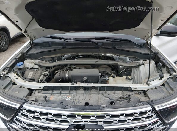 1FMSK8FH9LGA53219 2020 FORD EXPLORER Белый Вид сзади