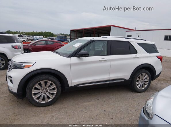 1FMSK8FH9LGA53219 2020 FORD EXPLORER Белый Панорамный вид салона 360°
