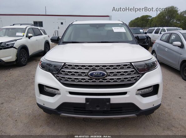 1FMSK8FH9LGA53219 2020 FORD EXPLORER Белый Вид щитка приборов