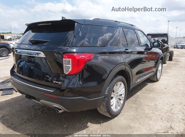 1FMSK8FHXNGA38943 2022 FORD EXPLORER Black Trasero derecho