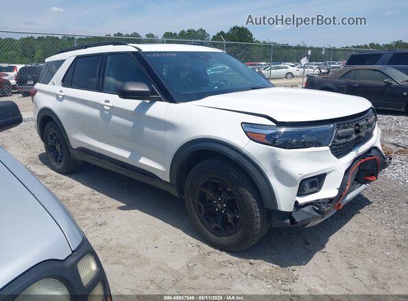 1FMSK8JH3NGA62248 2022 FORD FORD EXPLORER White Vista interior trasera