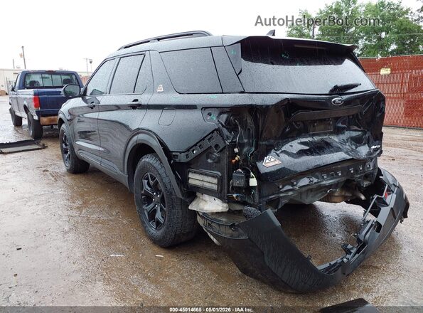 1FMSK8JH4MGC36410 2021 FORD FORD EXPLORER Черный Задняя левая четверть