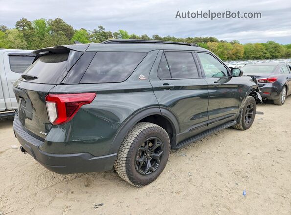 1FMSK8JH6MGC42970 2021 FORD FORD EXPLORER Green Tył prawy