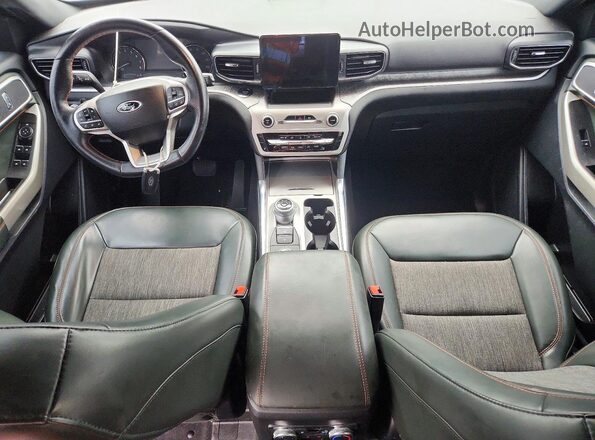 1FMSK8JH9NGA95545 2022 FORD FORD EXPLORER Серый Вид панели приборов