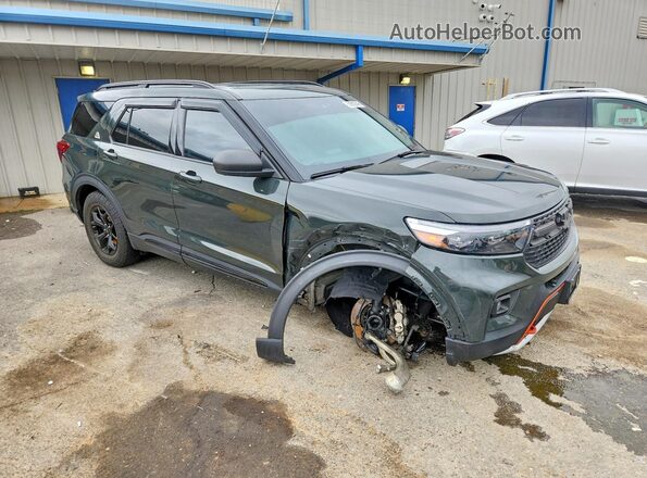 1FMSK8JH9NGA95545 2022 FORD FORD EXPLORER Серый Передняя правая четверть