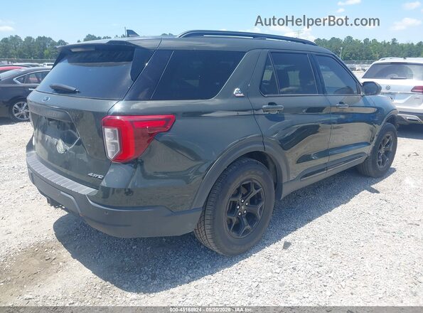 1FMSK8JHXMGC30045 2021 FORD EXPLORER Green Հետևի աջ