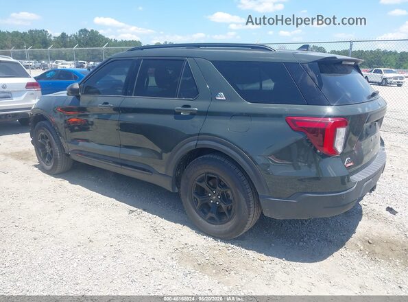 1FMSK8JHXMGC30045 2021 FORD EXPLORER Green Հետևի ձախ