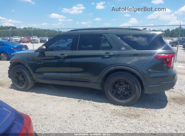 1FMSK8JHXMGC30045 2021 FORD EXPLORER Green Սալոնի 360 աստիճան տեսք