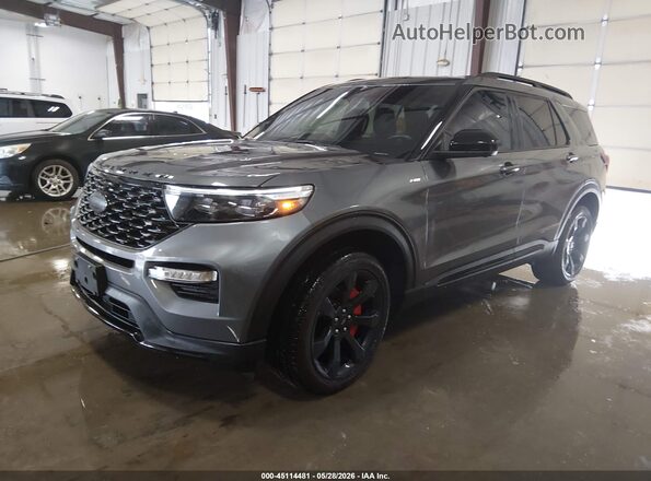 1FMSK8KH0PGB22875 2023 FORD EXPLORER Gray Przód lewy