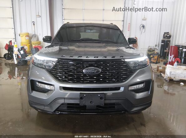 1FMSK8KH0PGB22875 2023 FORD EXPLORER Gray Widok zestawu wskaźników