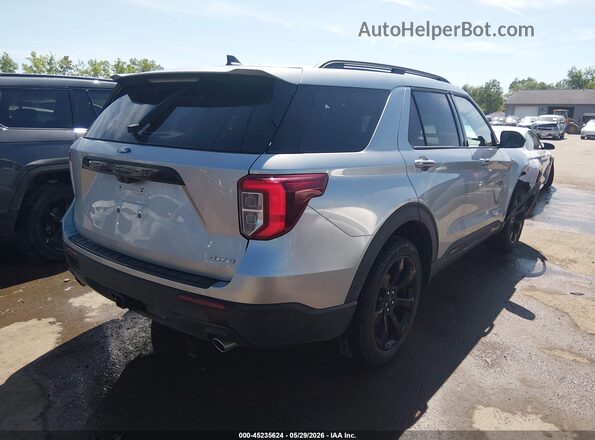 1FMSK8KH5RGA66290 2024 FORD EXPLORER Silver Tył prawy