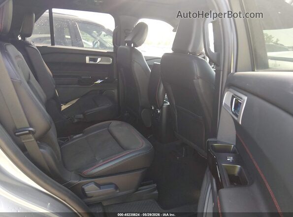 1FMSK8KH5RGA66290 2024 FORD EXPLORER Silver Widok naklejki z numerem VIN