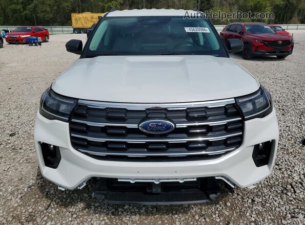 1FMUK7DH5SGC67046 2025 FORD FORD EXPLORER White Vista frontal