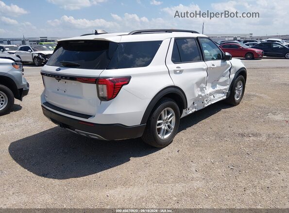 1FMUK7DH8SGA28123 2025 FORD FORD EXPLORER White Задня права чверть