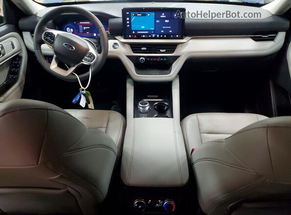 1FMUK8DH9SGA07626 2025 FORD EXPLORER Blue წინა პანელის ხედი