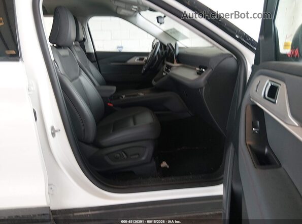 1FMUK8DHXTGA11573 2026 FORD EXPLORER White Front interior view