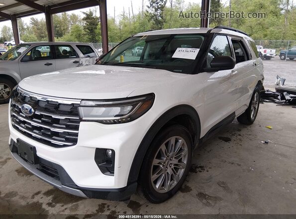 1FMUK8DHXTGA11573 2026 FORD EXPLORER White Front left