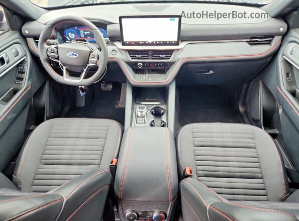 1FMUK8KH0SGA36029 2025 FORD FORD EXPLORER Black Dashboard view