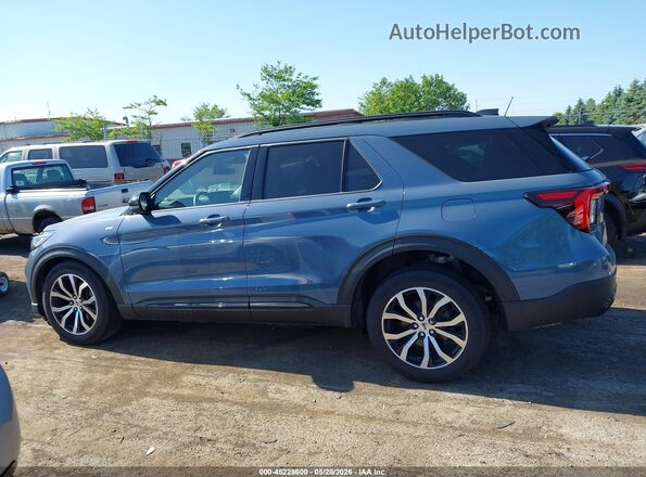 1FMUK8KH3SGC85599 2025 FORD EXPLORER Серый Панорамный вид салона 360°