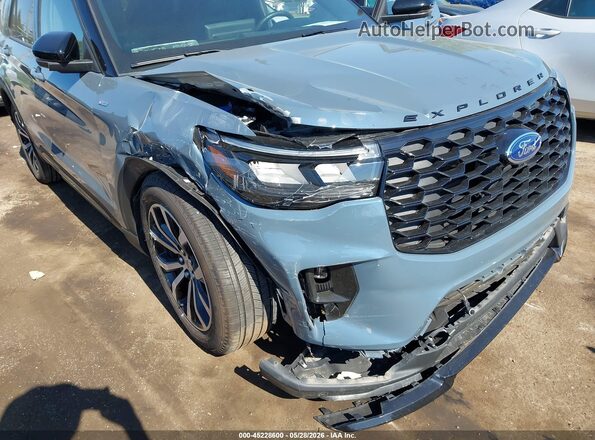 1FMUK8KH3SGC85599 2025 FORD EXPLORER Серый Вид спереди
