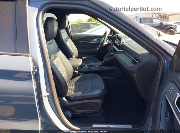 1FMUK8KH3SGC85599 2025 FORD EXPLORER Серый Вид салона спереди