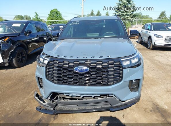 1FMUK8KH3SGC85599 2025 FORD EXPLORER Серый Вид щитка приборов